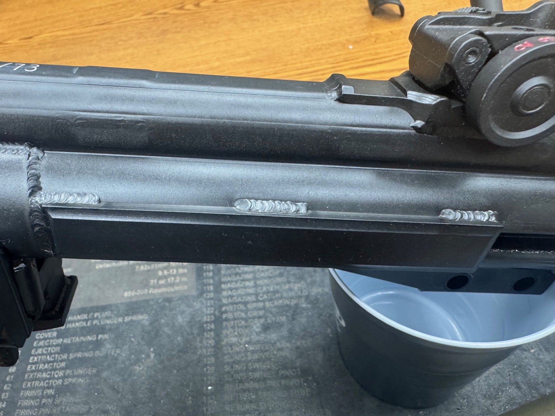 HK21 belt fed 7.62 NATO semi auto rifle - Image 6