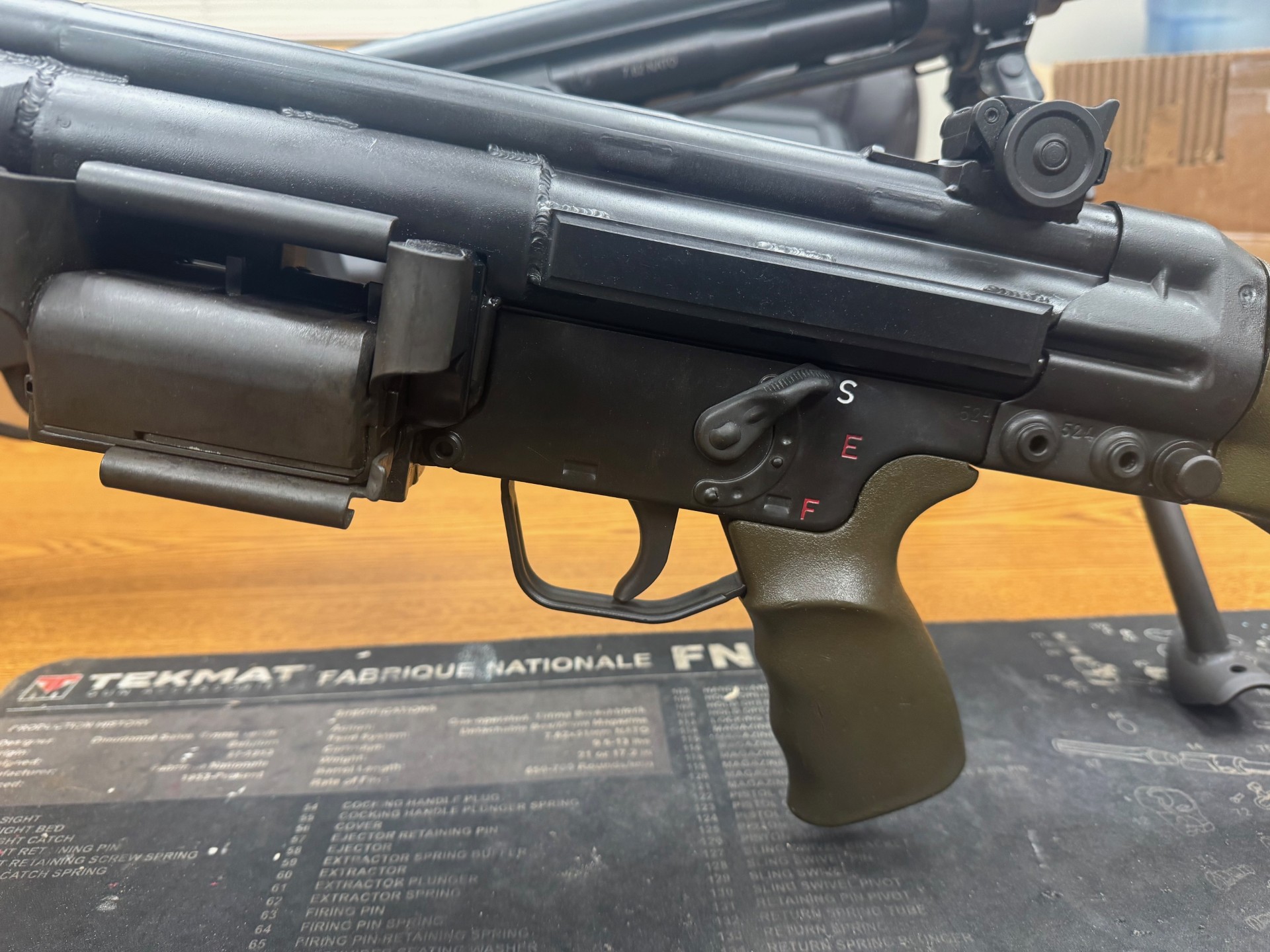 HK21 belt fed 7.62 NATO semi auto rifle - Image 10